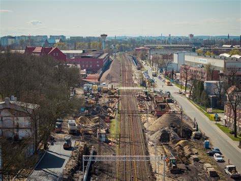 Marzec Nowy Przystanek Kolejowy Sosnowiec Rodula Budowa