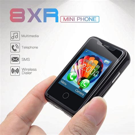 Original unlocked 8XR touchscreen phone Mini Card Phone 2G phone, Ultra ...