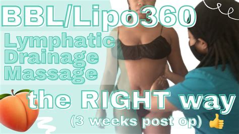 Lymphatic Drainage Massage Demo Bbl Lipo True Massage