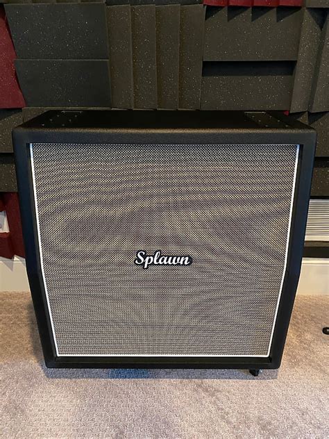 Splawn 4x12 Slant Cabinet Black Brads Gear Depot Reverb