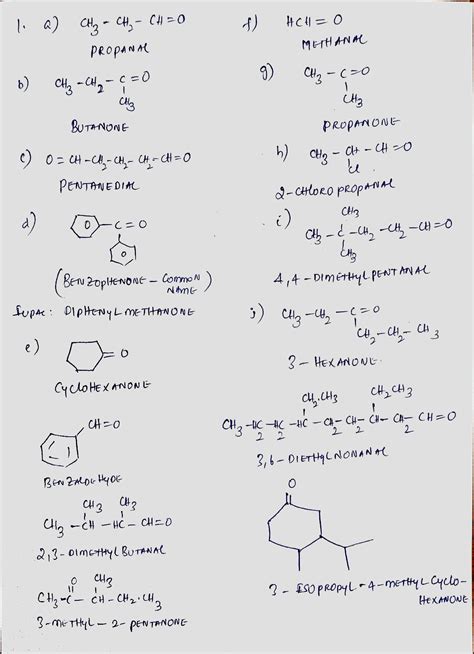 Solved Names The Following Compounds According To IUPAC Write The