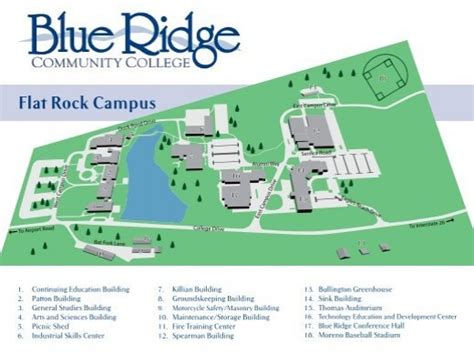 Campus Map Blue Ridge Community College