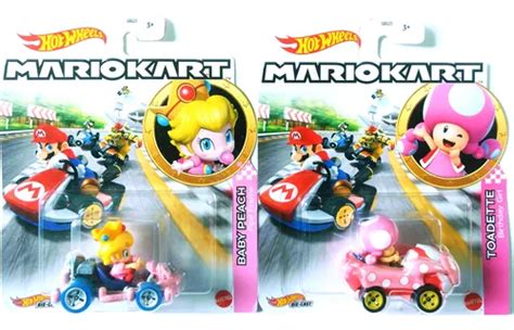 Hot Wheels Mario Kart Baby Peach Toadette Nvo Envio Gratis Envío gratis