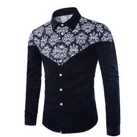 Mens Cotton Full Sleeve Printed Casual Shirts At Rs 325 In Panipat Id