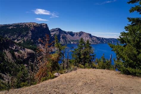 Crater Lake National Park in Oregon Stock Photo - Image of beautiful ...