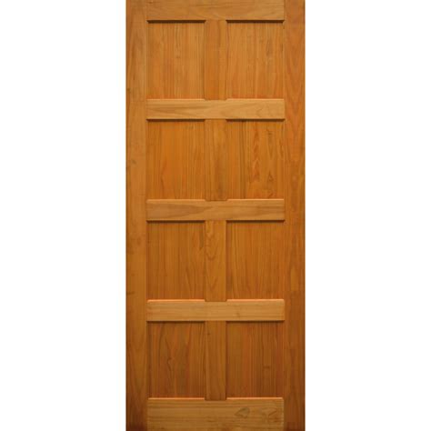 Wooden Door 8 Panel Mixed Timber, - Cashbuild