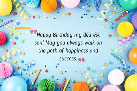 210 Heartwarming Happy Birthday Son Quotes Wishes And Messages Mom