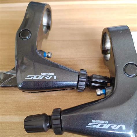 SHIMANO Sora BL R3000 Flat Bar Road Brake Levers Set Black EBay