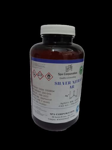 Silver Nitrate Cas No 7761 88 8 At Best Price In Udaipur Spa Corporation