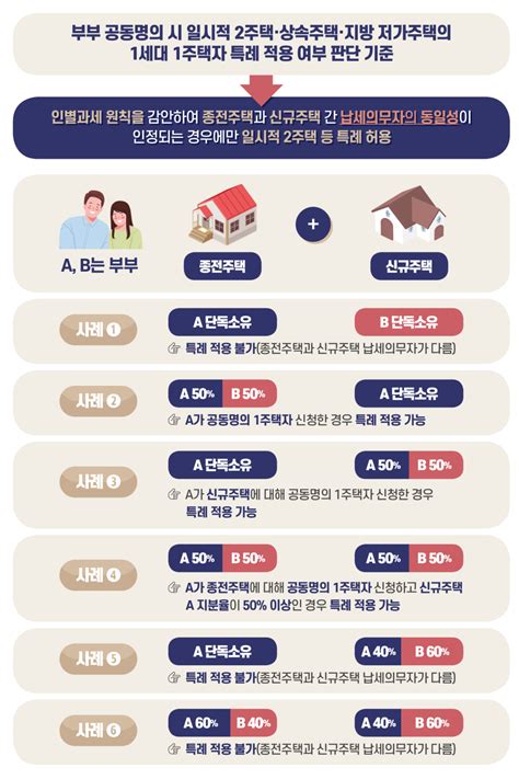 1가구1주택 종합부동산세 과세특례 한시적 2주택자 상속주택 저가주택 임대주택 부부공동명의 등 7종 버드박스