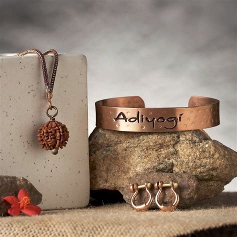 Adiyogi Rudraksha Set A Combo Of One Adiyogi Rudraksha With Copper
