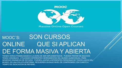 Introducción al mundo de los MOOCs PPT