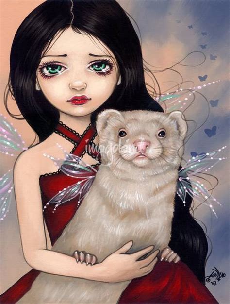 Stunning "Ferret" Artwork For Sale on Fine Art Prints