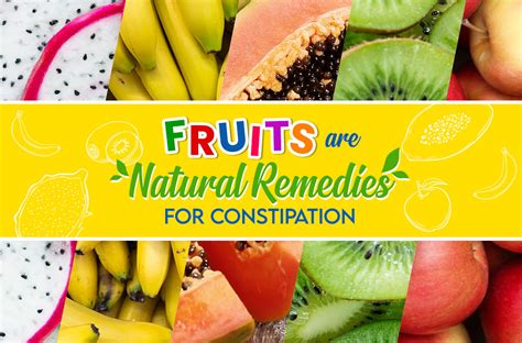 Fruits Are Natural Remedies For Constipation