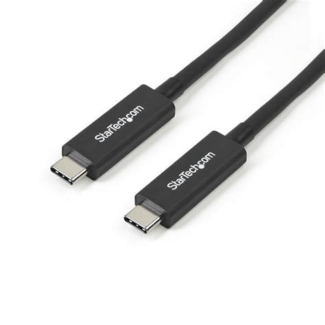 Cable de 1m Thunderbolt 3 USB C 40Gb - Cables y adaptadores Thunderbolt ...