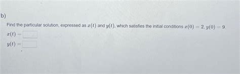 Solved Consider the following system of differential | Chegg.com 