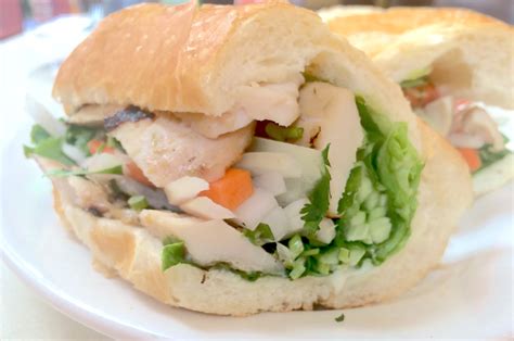 The Easiest Grilled Chicken Banh Mi Recipe Food Republic