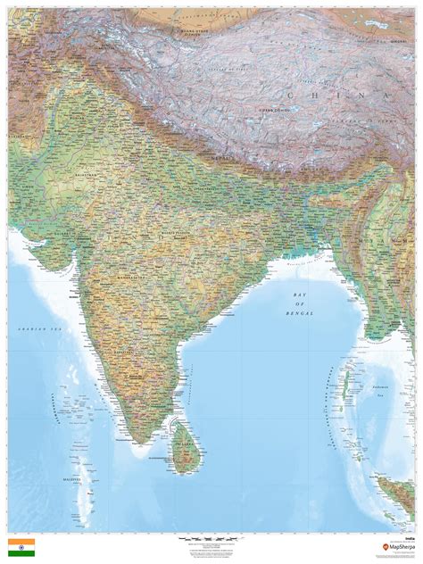 India Supermap Wall Map Buy Wall Map Of India Mapworld Images And