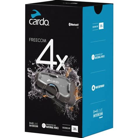 Cardo Scala Rider Freecom 4X Single Intercom System Scala Helmet