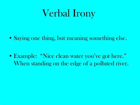 Ppt Irony Types And Examples Powerpoint Presentation Free Download