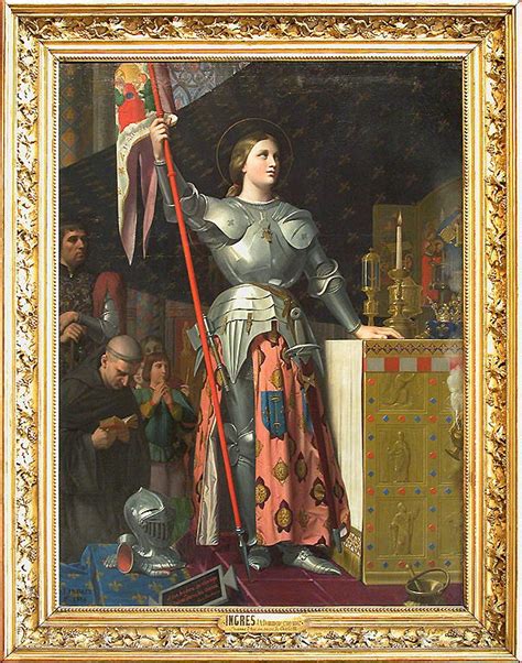 Jeanne D Arc Au Sacre Du Roi Charles Vii Dans La Cath Drale De Reims