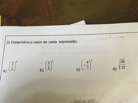 Utilizando O Raciocínio Acima Descubra O Valor De Cada Expressão - Determine o valor de cada expressão - brainly.com.br