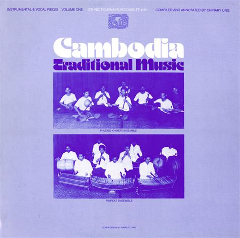 Cambodia: Traditional Music, Vol. 1: Instrumental and Vocal Pieces | Smithsonian Folkways Recordings