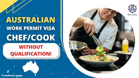 How To Get Australian Work Permit Visa As A Chef Without Formal