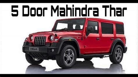 Mahindra Thar Door Launch In India Cardrive Youtube