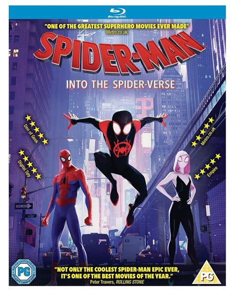 Amazon.com: Spider-man Into The Spider-Verse [Blu-ray] [2018] [Region ...