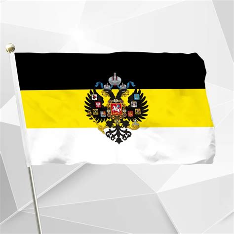 Imperial Russia Flag 90x150cm 3x5ft 120g 100d Polyester Double Stitched