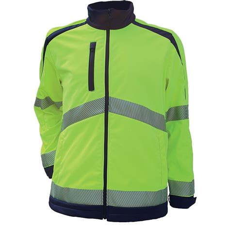 Softshell HV Jaune Fluo Bleu Nuit Softshell HV Jaune Fluo Bleu Nuit