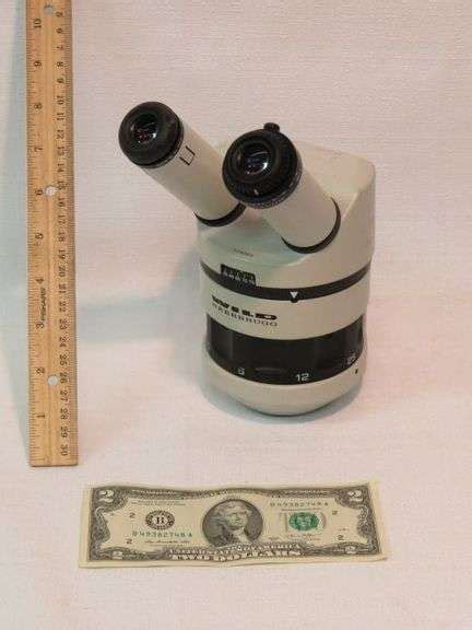 Wild M5a Heerbrugg Microscope Head As Shown Texas Online Auction House