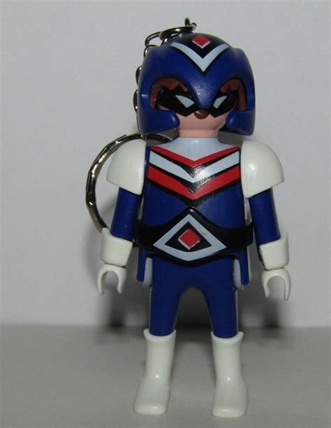 Playmobil Blue Spaceman Astronaut Keychain C42 Ebay