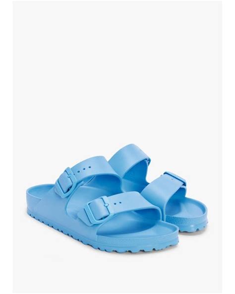 Birkenstock Arizona Eva Sky Blue Two Bar Mules Lyst