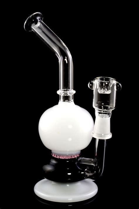 Small Colored Stemless Gog Water Pipe With Honeycomb Perc Wp2095