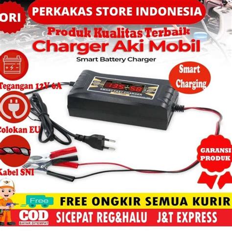 Jual CHARGER AKI MOBIL ORIGINAL DIGITAL LCD CHARGER CAS CASAN AKI