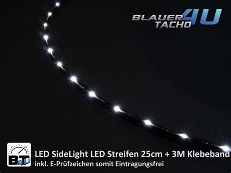 2x TFL LED Tagfahrlicht Standlicht Stripe SideLED E Prüfzeichen