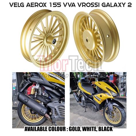 Jual Rossi Velg Aerox Vva Nvx Galaxy Model Daytona Pelek Racing