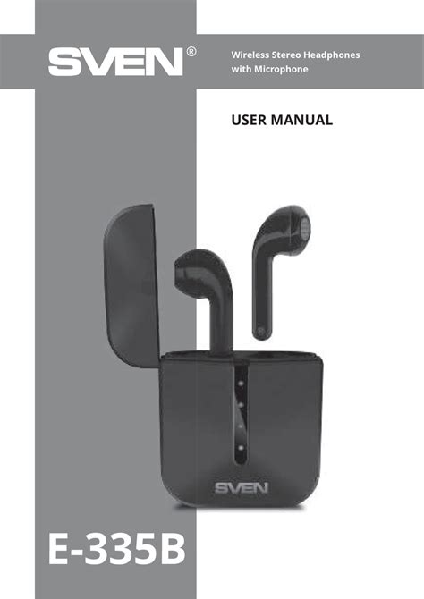 SVEN E-335B USER MANUAL Pdf Download | ManualsLib