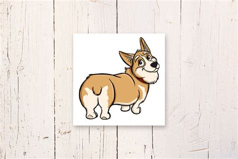 Corgi Butt Vinyl Stickers Boyfriend Christmas Gift Corgi | Etsy