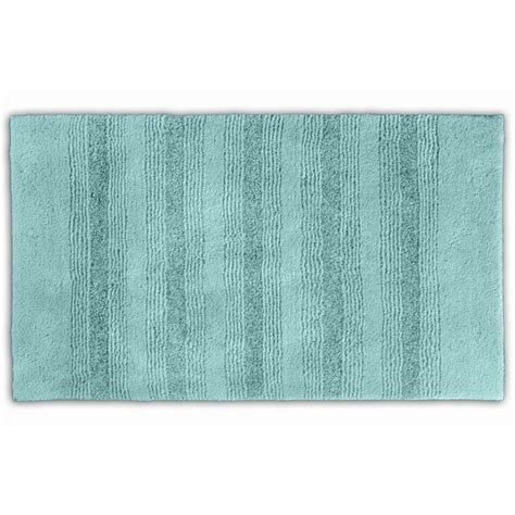 Somette Westport Stripe Sea Foam Washable 30 X 50 Bath Rug Free