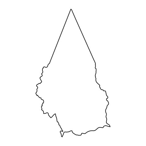 Kirinyaga County Map Administrative Division Of Kenya Illustration