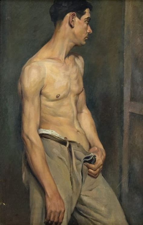 Distractio Infinita Study Of A Semi Nude Male By Isidore Pils