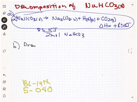 SOLVED At Temperatures Above 100C Baking Soda Decomposes As Described