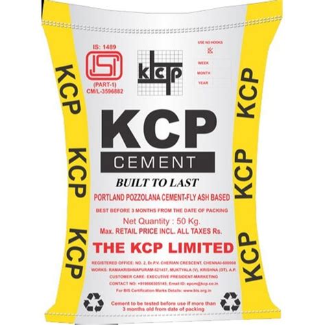 Kcp Ppc Cement At Rs Bag Ppc Cement In Raichur Id