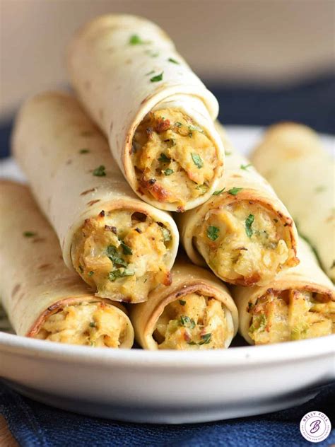 Baked Chicken Taquitos Recipe Belly Full