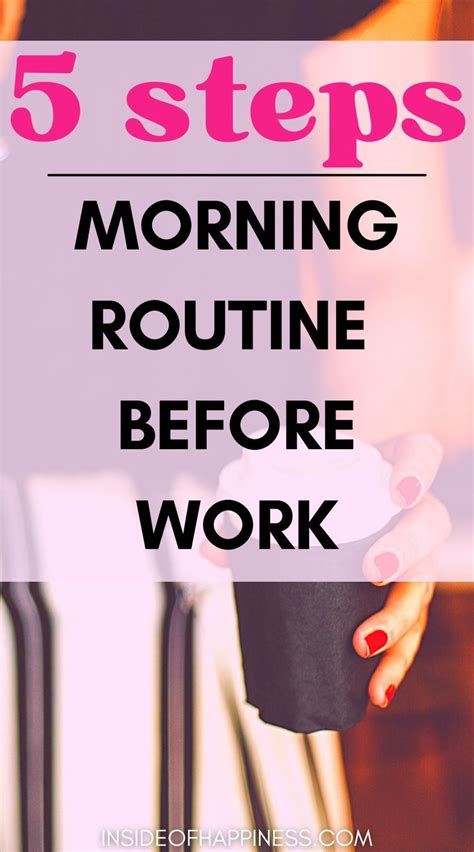 Morning Routine Before Work 5 Elements Of Your Perfect Morning