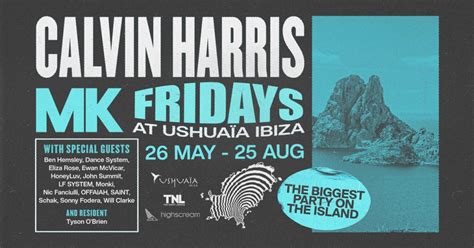 Ushuaïa Ibiza announces Calvin Harris for 2023! | Ibiza by night