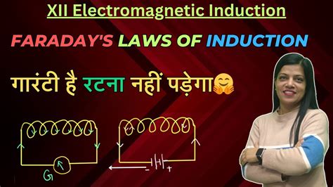 Faraday S Laws Of Induction Electromagnetic Induction Class